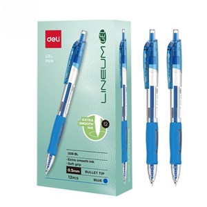 Bild von Długopis żelowy 0,5mm Arrix niebieski (12szt) DELI