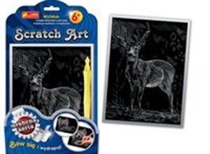 Bild von Scratch Art Jeleń