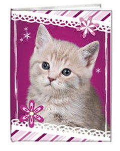 Obrazek Notes gładki 13x18cm Kotek