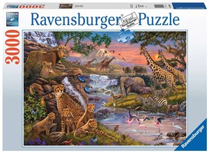 Bild von Puzzle 2D 3000 Królestwo zwięrząt 16465