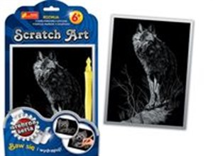 Obrazek Scratch Art Wilk