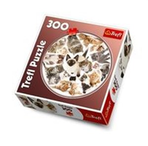 Obrazek Puzzle okrągłe Kotki 300