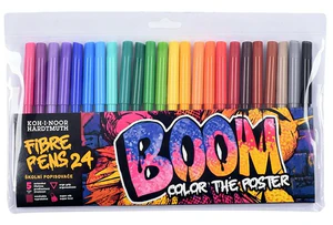 Obrazek Flamastry BOOM 24 kolory