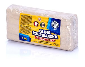 Obrazek Glina rzeźbiarska Astra 1 kg