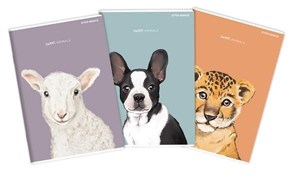 Obrazek Zeszyt A4/60K gładka Animal (5szt) TOP2000
