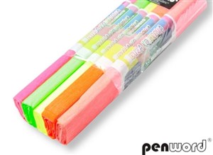 Obrazek Bibuła marszczona fluo 25x200 (5szt)