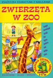 Bild von Zwierzęta w zoo Książeczka edukacyjna z naklejkami