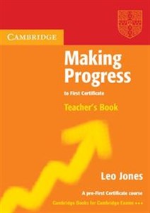 Bild von Making Progress to First Certificate Teacher's Book