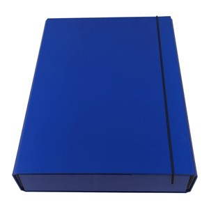 Bild von Teczka box z gumką granatowa