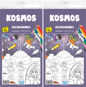 Obrazek Kolorowanka XL. Kosmos 2szt/zgr