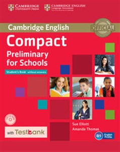 Obrazek Compact Preliminary for Schools Student's Book without Answers + CD with Testbank