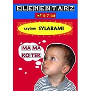 Obrazek Elementarz 4-7 lat Czytam sylabami