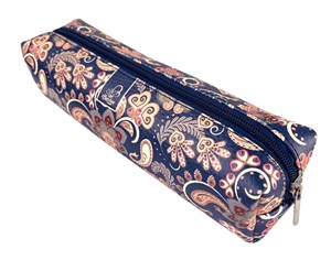 Bild von Piórnik prostokąt Paisley kwiaty blue