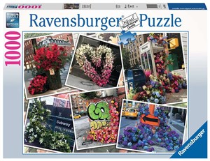 Bild von Puzzle 2D 1000 NYC błysk kwiatów 16819