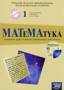 Obrazek Matematyka 1 Podręcznik z płytą CD Liceum ogólnokształcące, liceum profilowane i technikum Zakres podstawowy i rozszerzony