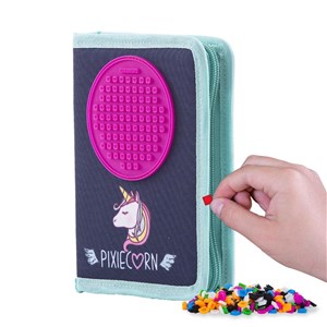 Obrazek Piórnik szkolny na suwak Jednorożec