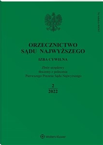 Obrazek Orzecznictwo Sądu Najwyższego 2/2022