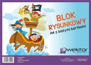 Obrazek Blok rysunkowy A4/20K biały (10szt)