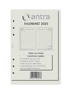 Bild von Wkład kalendarzowy A5 2025
