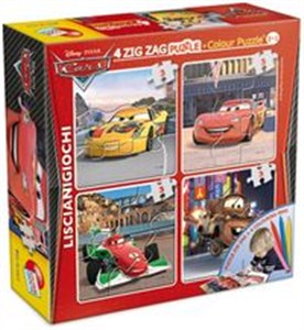 Bild von Puzzle Auta Zig Zag 4 + mazaki