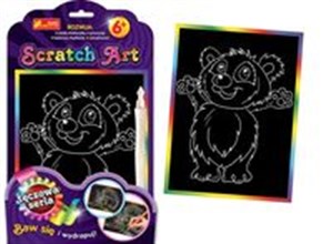 Bild von Scratch Art Panda