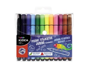 Obrazek Pisaki trójkątne Jumbo 12 sztuk
