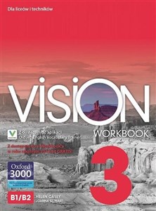 Obrazek Vision 3 Workbook + e-Workbook + Vocabulary Trainer Szkoła ponadpodstawowa i ponadgimnazjalna