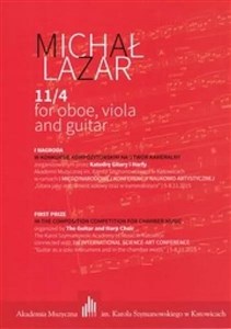 Obrazek 11/4 for oboe, viola and guitar