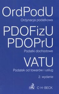 Obrazek Ordynacja podatkowa Podatki dochodowe Podatek od towarów i usług