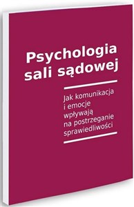 Obrazek Psychologia sali sądowej