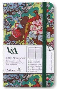 Obrazek Notatnik A6 V&A Bookaroo Journal Pocket Sundour Pheasant