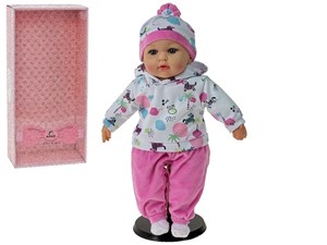Obrazek Lalka bobas z polskim głosem 40cm