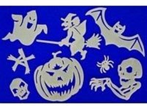 Obrazek Naklejki fluorescencyjne - Halloween 24szt
