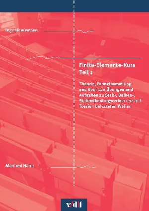 Bild von HAHN, M: FINITE-ELEMENTE-KURS TEIL 1