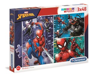 Obrazek Puzzle SuperColor Spider-Man 3x48