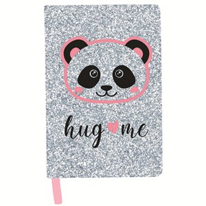 Obrazek Notes A5 brokatowy panda pp20pa-3692