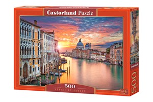 Obrazek Puzzle Venice at Sunset 500