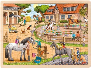 Obrazek Puzzle 96 Klub Jeździecki GOKI