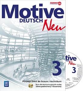 Bild von Motive Deutsch Neu 3 Podręcznik z płytą CD Zakres postawowy i rozszerzony Kurs dla kontynuujących naukę