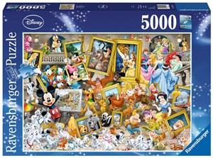 Obrazek Puzzle 2D 5000 Postacie Disney 17432