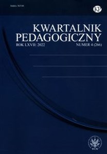 Bild von Kwartalnik Pedagogiczny 4(266)/2022