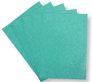 Obrazek Pianka brokatowa turkusowa 21x29,7cm 5szt