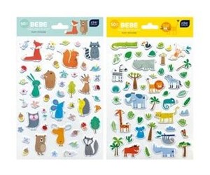 Obrazek Naklejki puffy 50szt Kids