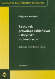 Bild von Rachunek prawdopodobieństwa i statystyka matematyczna Definicje, twierdzenia, wzory