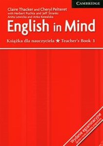 Obrazek English in Mind Teacher's Book 1 Wydanie egzaminacyjne zgodne z nową podstawą programową Gimnazjum