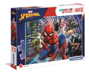 Obrazek Puzzle 60 Maxi SuperColor Spider-Man