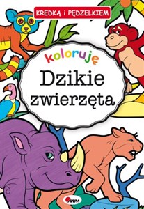 Bild von Kredką i pędzelkiem koloruję Dzikie zwierzęta