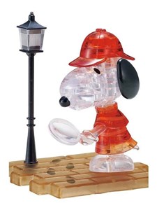 Bild von Crystal puzzle Snoopy detektyw
