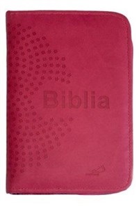 Obrazek Biblia z kolorową wkładką (różowa z suwakiem)