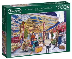 Obrazek Puzzle 1000 Falcon Powrót do domu na święta G3